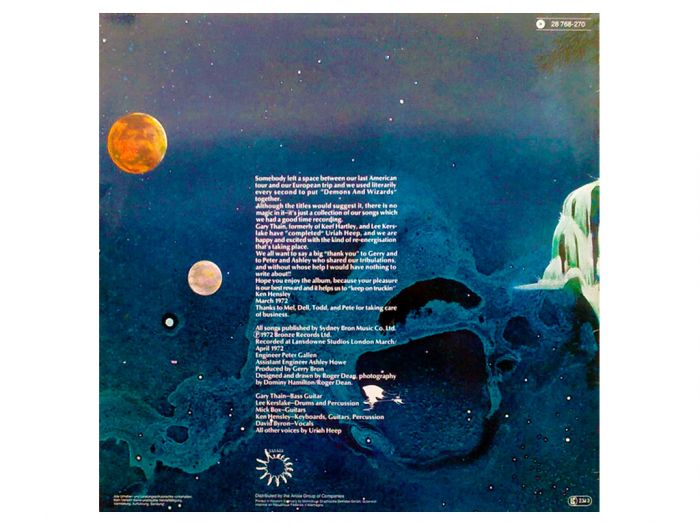 Виниловая пластинка URIAH HEEP ‎– Demons And Wizards, 1972/1983 (LP)