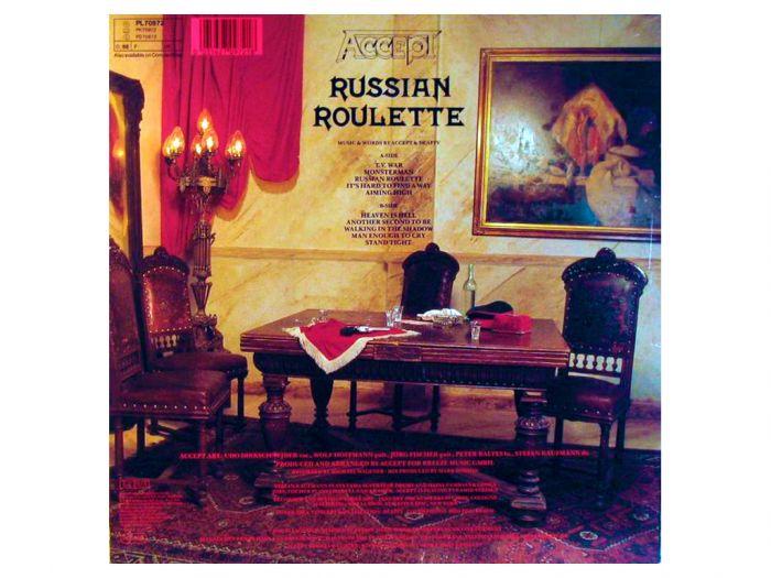 Виниловая пластинка ACCEPT ‎– Russian Roulette, 1986 (LP)