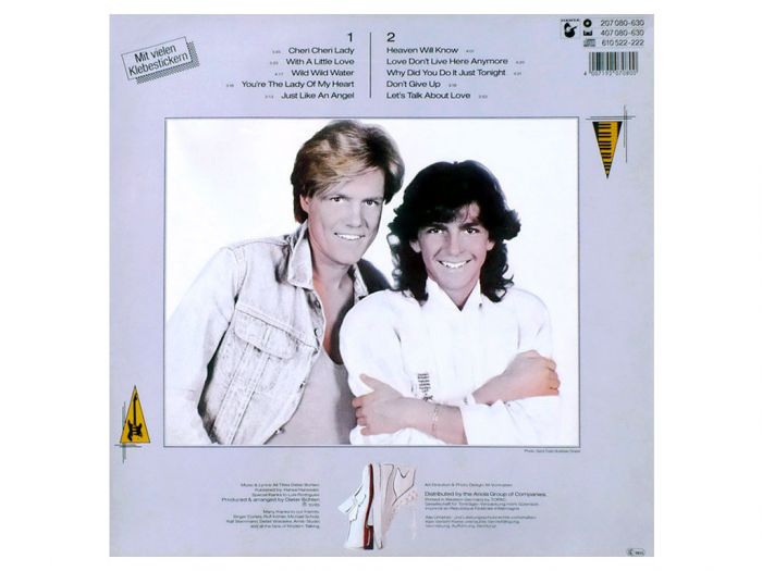 Виниловая пластинка MODERN TALKING ‎– Let's Talk About Love - The 2nd Album, 1985 (LP)