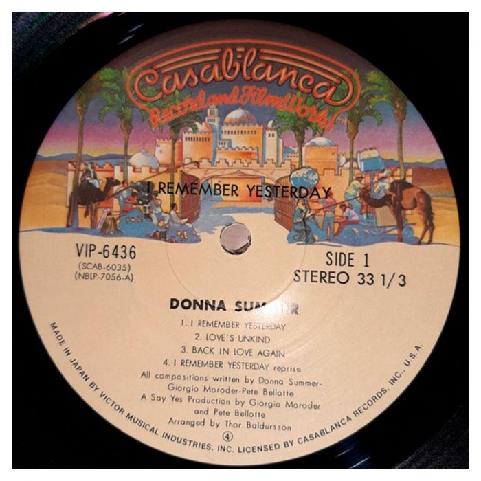 Виниловая пластинка DONNA SUMMER ‎– I Remember Yesterday, 1977 (LP)
