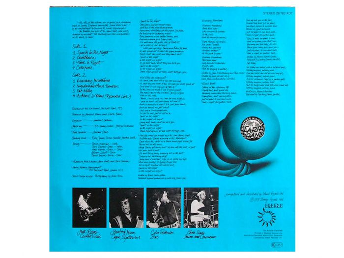 Виниловая пластинка MANFRED MANN'S EARTH BAND ‎– Nightingales & Bombers, 1975/1977 (LP)
