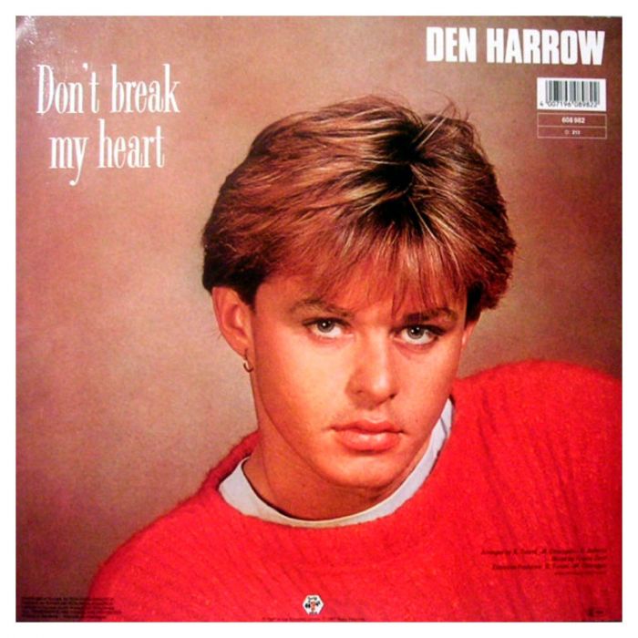 Виниловая пластинка DEN HARROW – Don't Break My Heart, 1987 (EP, Maxi-Single)