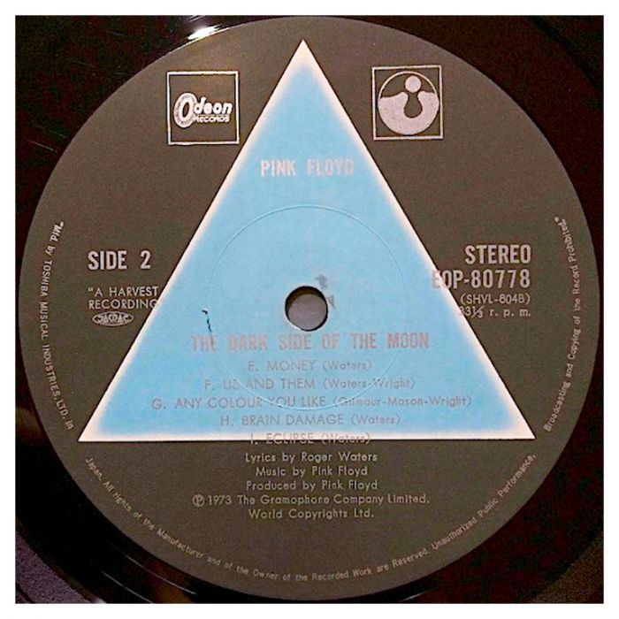 Виниловая пластинка PINK FLOYD ‎– The Dark Side Of The Moon, 1973 (LP)