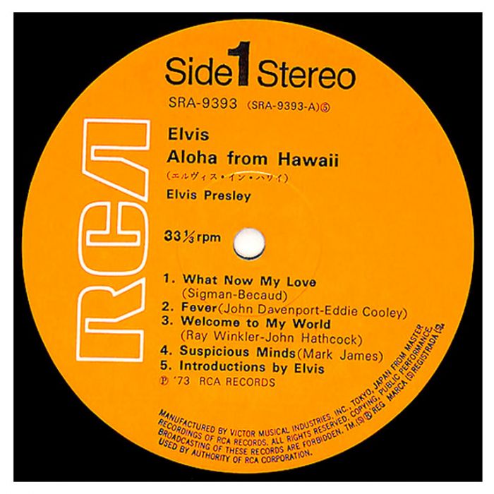 Виниловая пластинка ELVIS PRESLEY - Aloha From Hawaii Via Satellite, 1973 (2LP)