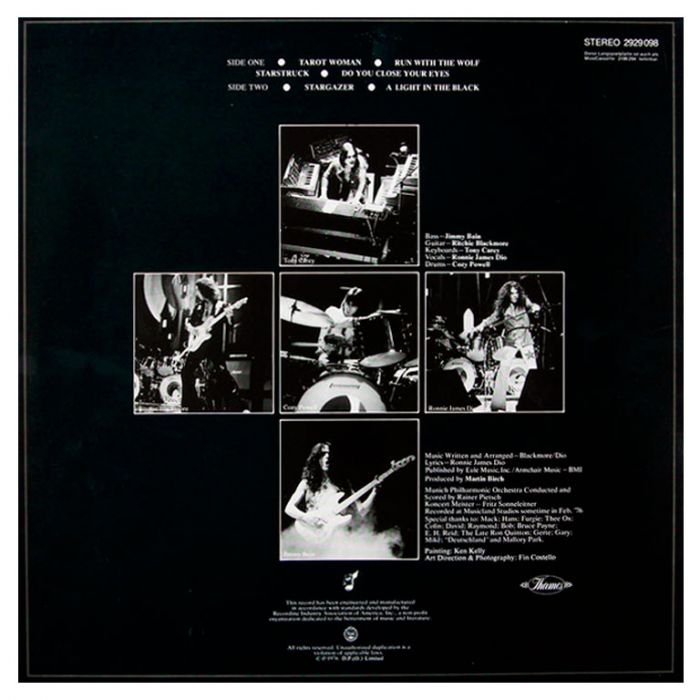 Виниловая пластинка RAINBOW ‎– Rising, 1976 (LP)