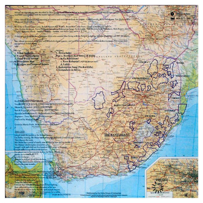 Виниловая пластинка MANFRED MANN'S EARTH BAND ‎– Somewhere In Afrika, 1982 (LP)