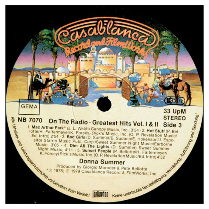 Виниловая пластинка DONNA SUMMER ‎– On The Radio - Greatest Hits Volumes I & II, 1979 (2LP)