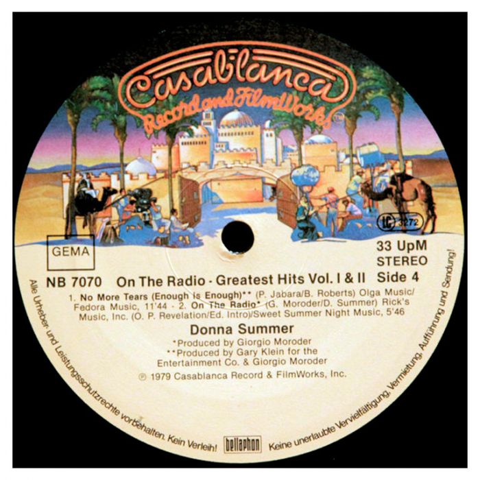 Виниловая пластинка DONNA SUMMER ‎– On The Radio - Greatest Hits Volumes I & II, 1979 (2LP)