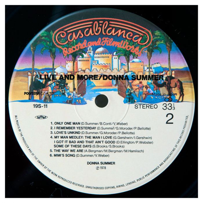 Виниловая пластинка DONNA SUMMER ‎– Live And More, 1978/1980 (2LP)
