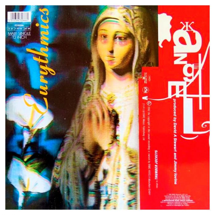Виниловая пластинка EURYTHMICS ‎– Angel / Sweet Dreams (Nightmare Mix), 1990 (EP, Maxi-Single)