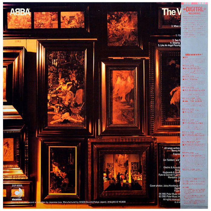 Виниловая пластинка ABBA ‎– The Visitors, 1981 (LP)