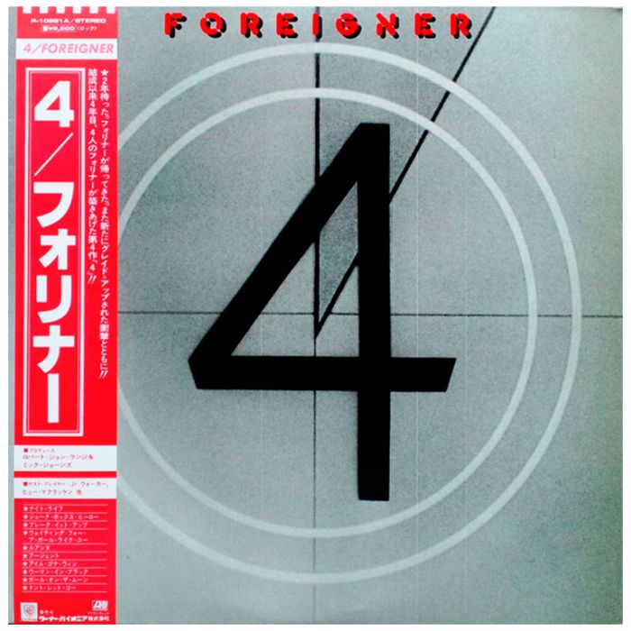 Виниловая пластинка FOREIGNER ‎– 4, 1981 (LP)