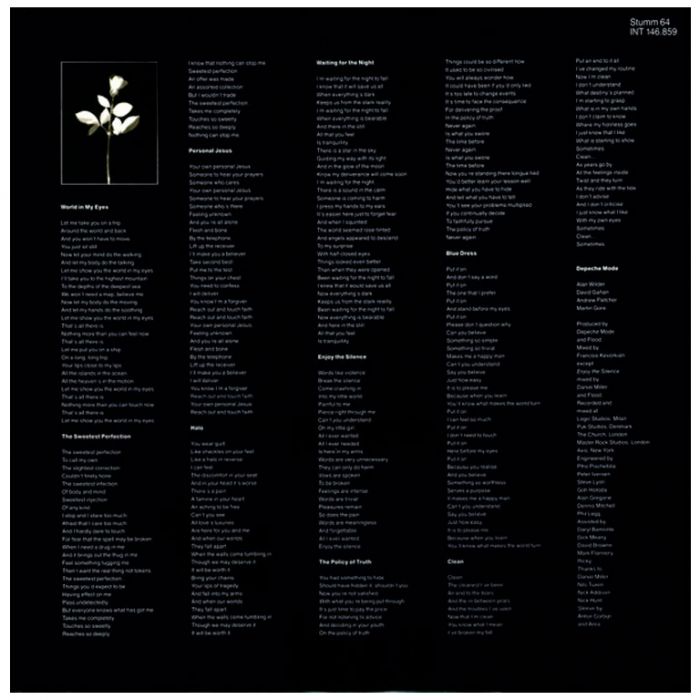 Виниловая пластинка DEPECHE MODE ‎– Violator, 1990 (LP)