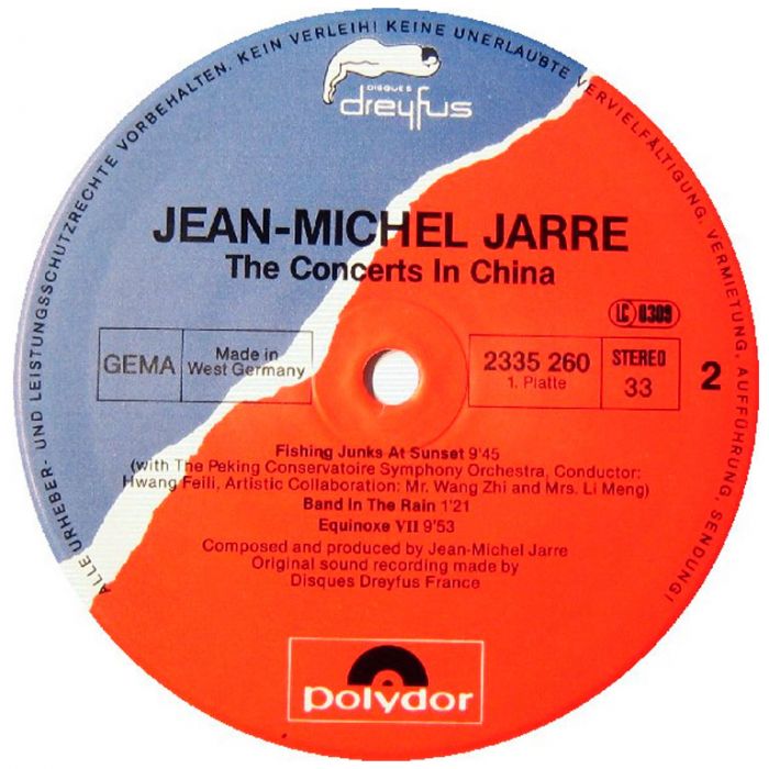 Виниловая пластинка JEAN-MICHEL JARRE - The Concerts In China, 1982 (2LP)