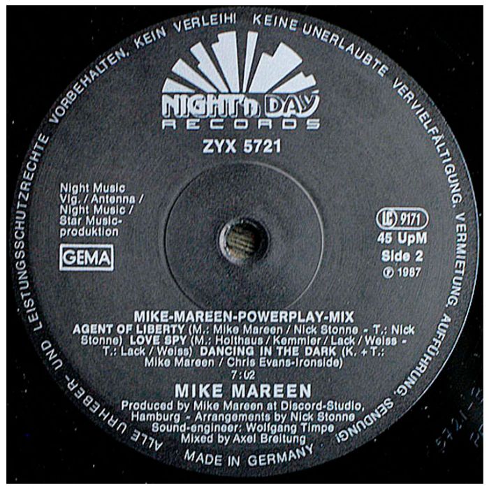 Виниловая пластинка MIKE MAREEN ‎– Don't Talk To The Snake, 1987 (EP, Maxi-Single)