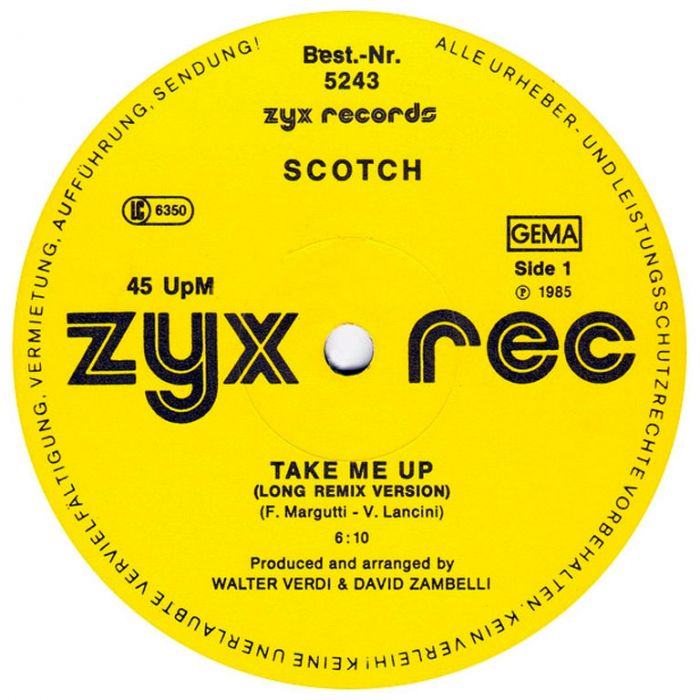 Виниловая пластинка SCOTCH – Take Me Up, 1985 (EP, Maxi-Single)
