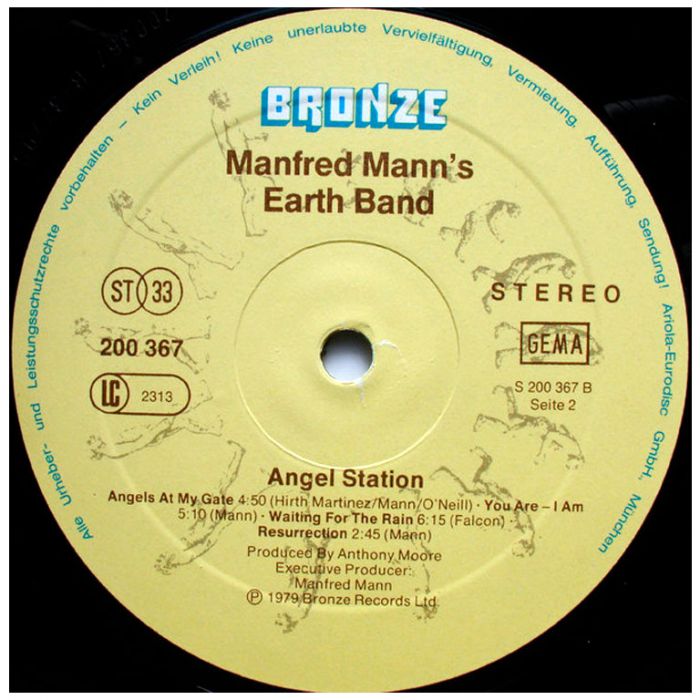 Виниловая пластинка MANFRED MANN'S EARTH BAND ‎– Angel Station, 1979 (LP)