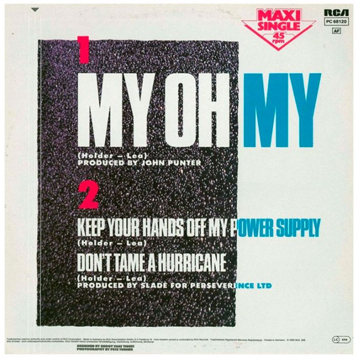 Виниловая пластинка SLADE – My Oh My, 1983 (EP, Maxi-Single)