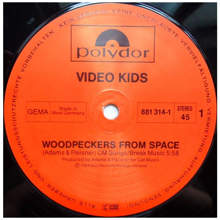 Виниловая пластинка VIDEO KIDS – Woodpeckers From Space, 1984 (EP, Maxi-Single)
