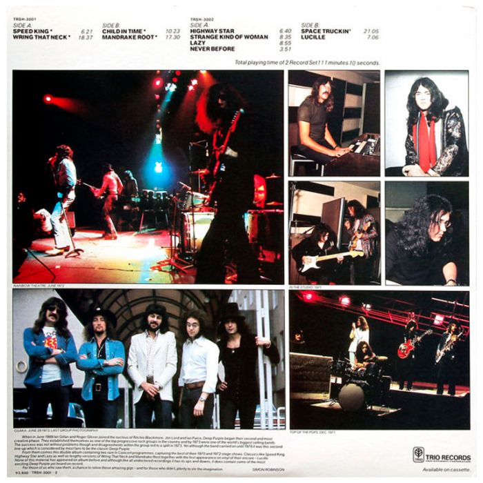 Виниловая пластинка DEEP PURPLE ‎– Deep Purple In Concert, 1980 (2LP)