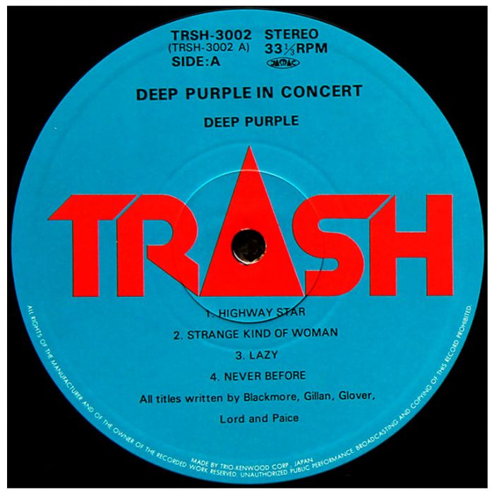 Виниловая пластинка DEEP PURPLE ‎– Deep Purple In Concert, 1980 (2LP)