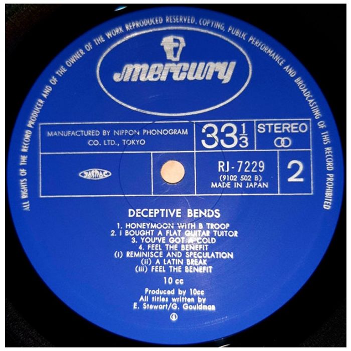 Виниловая пластинка 10CC ‎– Deceptive Bends, 1977 (LP)