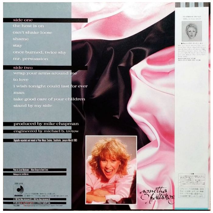 Виниловая пластинка AGNETHA FALTSKOG (ABBA) ‎– Wrap Your Arms Around Me, 1983 (LP)