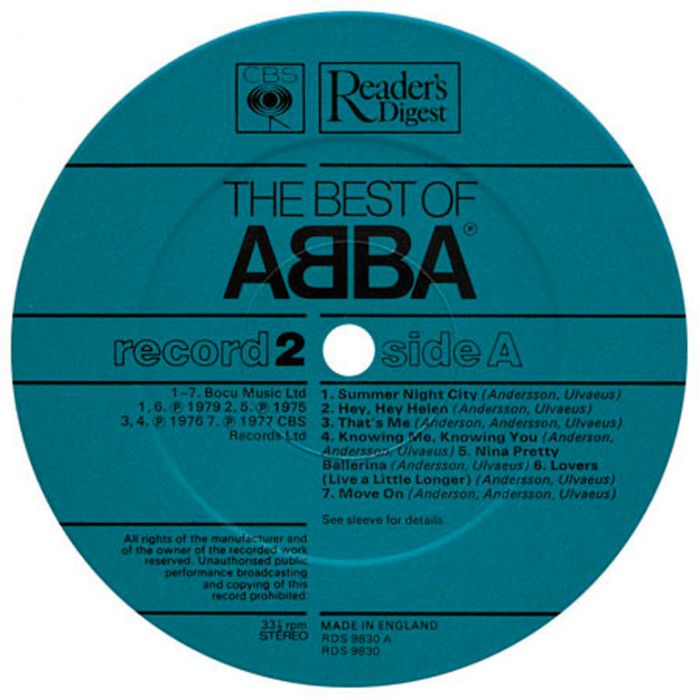 Виниловая пластинка ABBA ‎– The Best Of ABBA 1972 - 1981, 1982 (5LP, Quality Guarantee, Box Set)