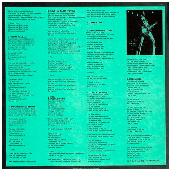 Виниловая пластинка FOREIGNER ‎– Double Vision, 1978 (LP, Reissue 1980)