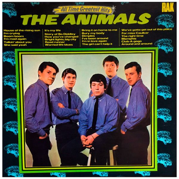 Виниловая пластинка THE ANIMALS ‎– All-Time Greatest Hits, 1976 (2LP)