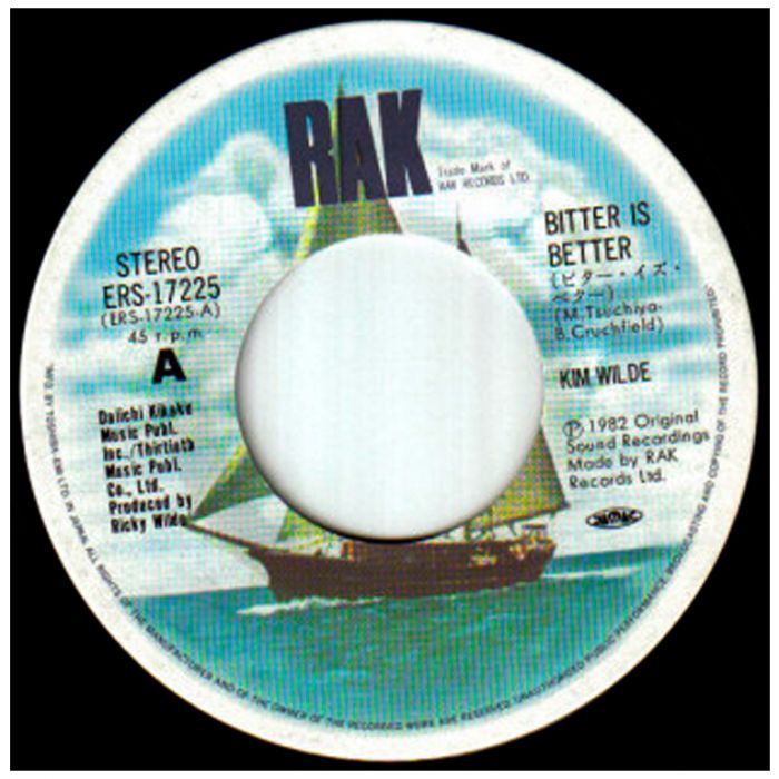 Виниловая пластинка KIM WILDE ‎– Bitter Is Better, 1982 (SP)