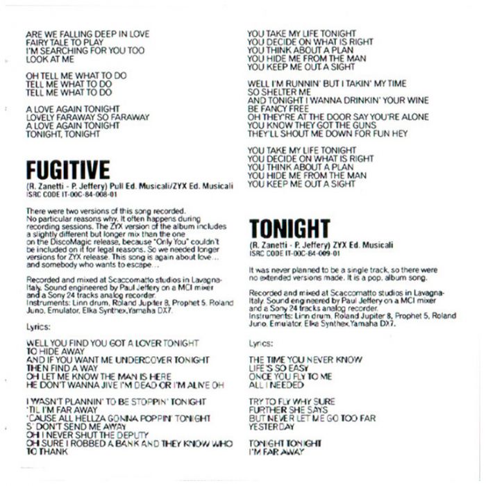 Компакт диск SAVAGE ‎– Tonight, 1984 (CD, Reissue, Remastering, Unofficial Release 2009)