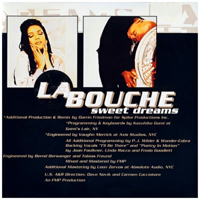 Компакт диск LA BOUCHE ‎– Sweet Dreams, 1995 (CD, Reissue, Unofficial Release 2023)