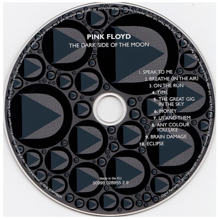 Компакт диск PINK FLOYD – The Dark Side Of The Moon, 1973 (CD, Reissue, Remastered, Unofficial Release 2011)