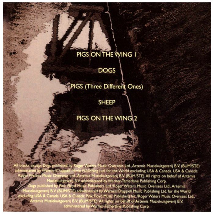 Компакт диск PINK FLOYD – Animals, 1977 (CD, Reissue, Remastered, Unofficial Release 2011)