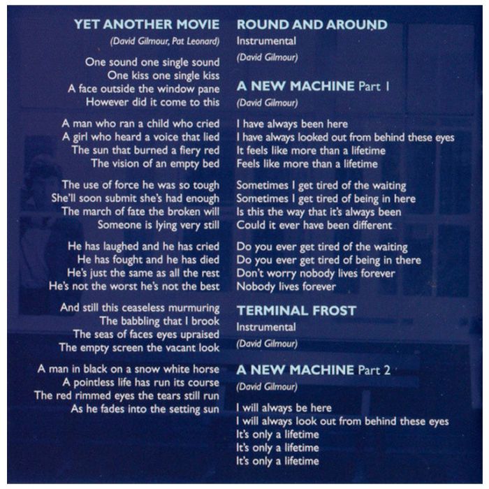 Компакт диск PINK FLOYD – A Momentary Lapse Of Reason, 1987 (CD, Reissue, Remastered, Unofficial Release 2011)