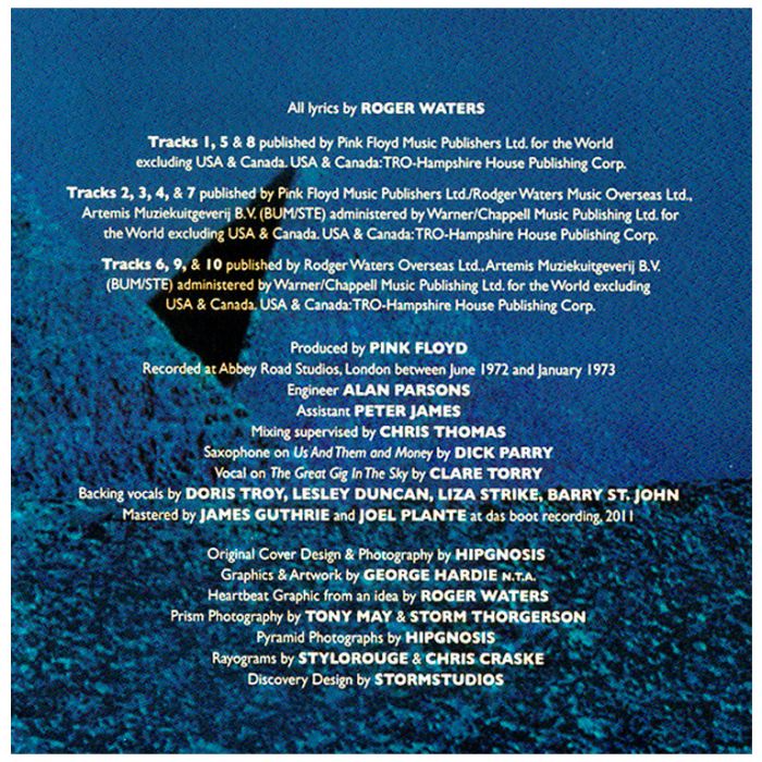 Компакт диск PINK FLOYD – The Dark Side Of The Moon, 1973 (CD, Reissue, Remastered, 50th Anniversary, Unofficial Release 2023)