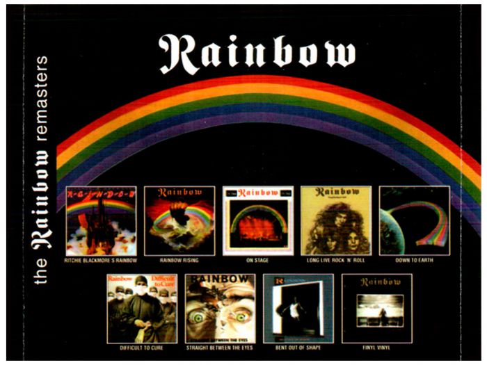 Компакт диск RAINBOW – Difficult To Cure, 1981 (CD, Reissue, Remastered, Unofficial Release 1999)