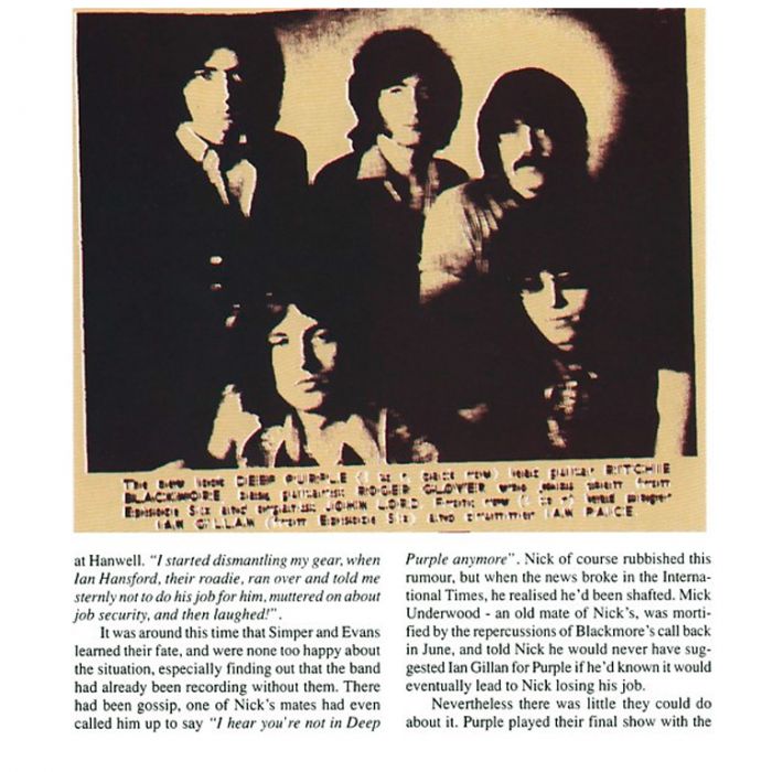 Компакт диск DEEP PURPLE – Deep Purple In Rock, 1970 (CD, Reissue, Anniversary Edition, Unofficial Release 1995)