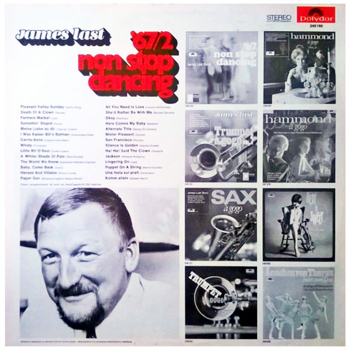 Виниловая пластинка JAMES LAST BAND ‎– Non Stop Dancing '67/2, 1967 (LP)