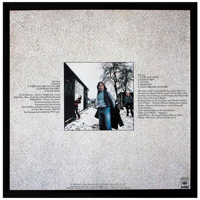 Виниловая пластинка DAVID GILMOUR (PINK FLOYD) ‎– David Gilmour, 1978 (LP)